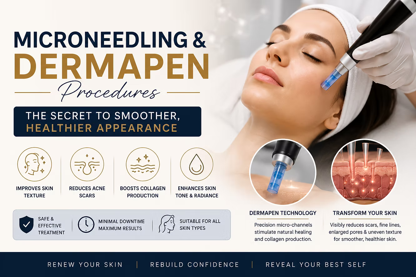 Microneedling & Dermapen Procedures: The Secret to Smoother, Healthier Appearance